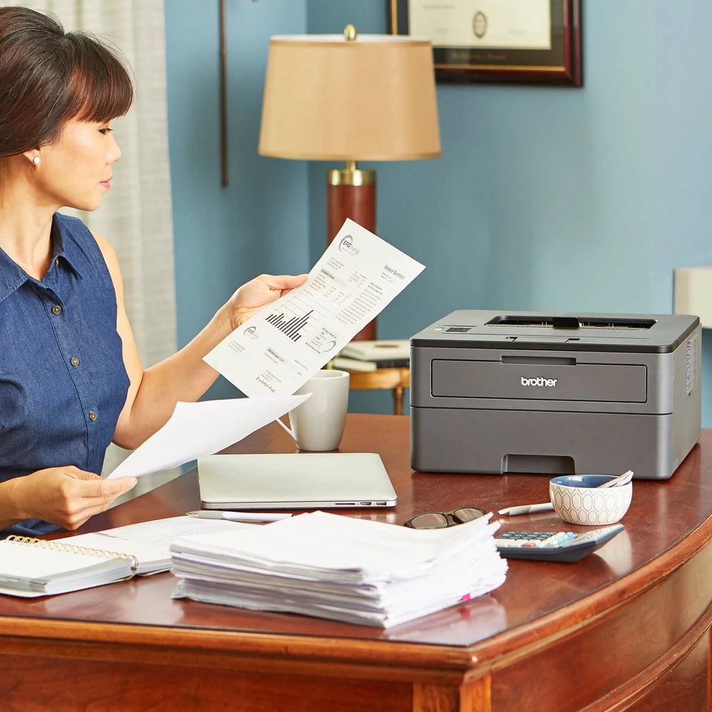 Monochrome Laser Printer with Wireless Networking and Duplex Printing V80502