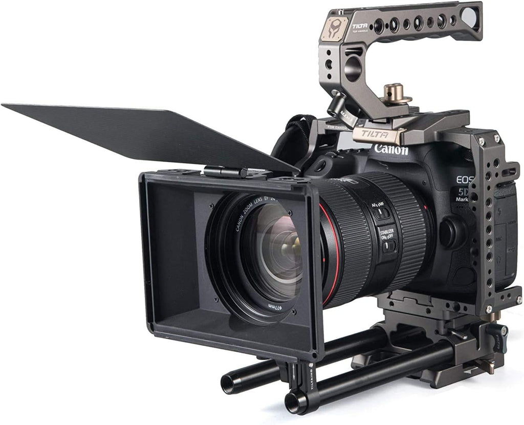Mini Matte Box MB-T15 with Four Lens Adapter Rings Q10943