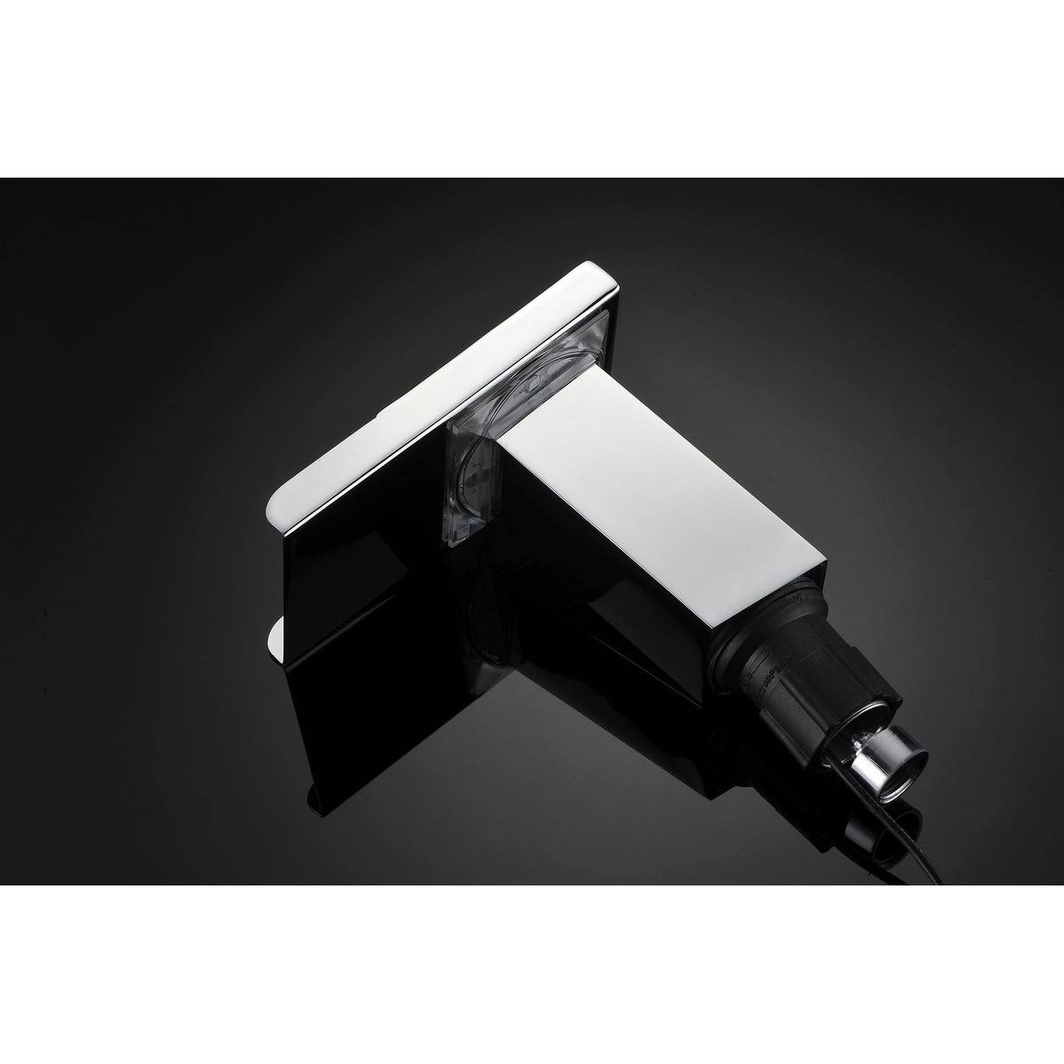 Chrome 8-Inch LED Widespread Bathroom Sink Faucet V860322