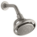 Vibrant Brushed Nickel Multifunction Wall-Mount Showerhead X7667