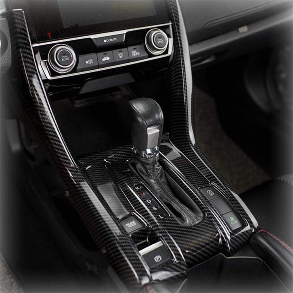 Center Console Gear Shift Panel Cover for Honda Civic 2016-2021 O249