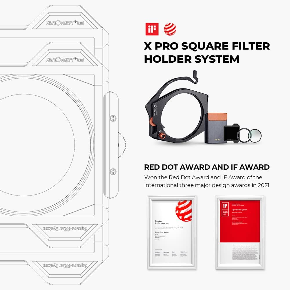 Camera Lens Square Filter Holder System Kit Q1518