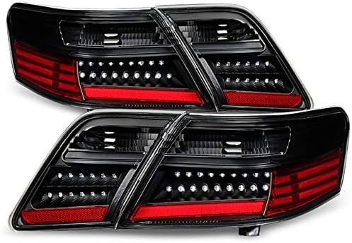 Black LED Tail Lights Brake Lamp Replacement Pair 4pcs Set N6126