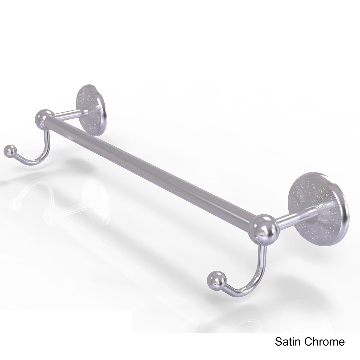 Antique Copper 24x22 Towel Bar with Integrated Hooks F169127