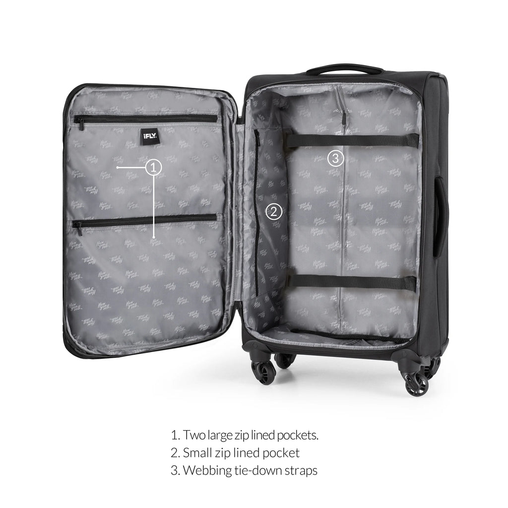 20" Black Softside Luggage O35391