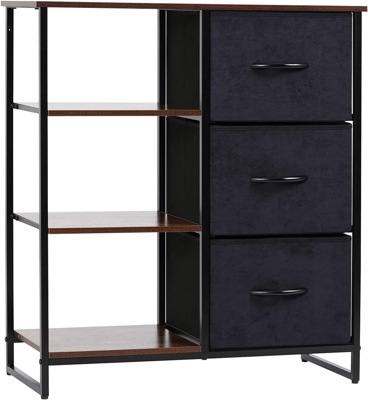 3 Drawer Dresser with Shelves J690