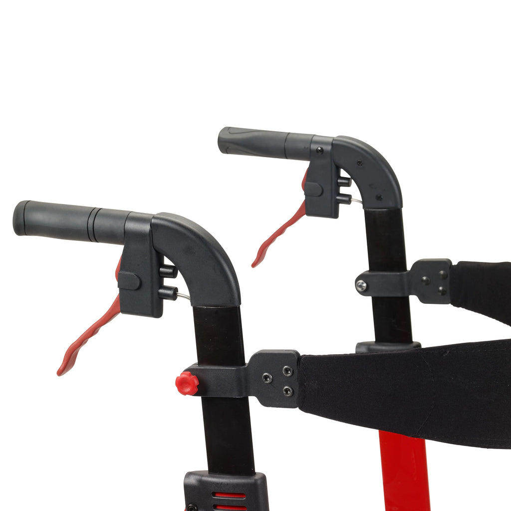 Red Rollator Rolling Walker Z29570
