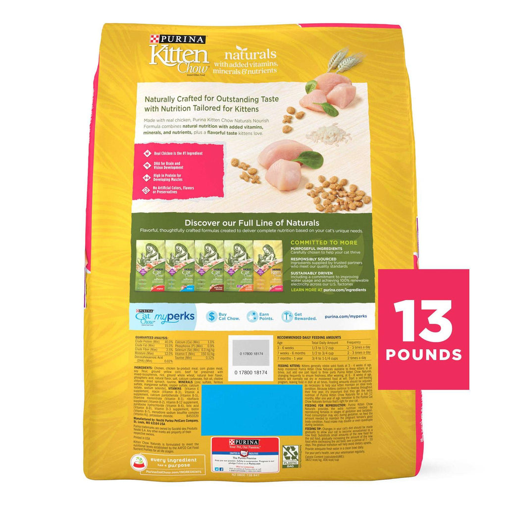 High Protein Kitten Cat Food with Added Vitamins P83216