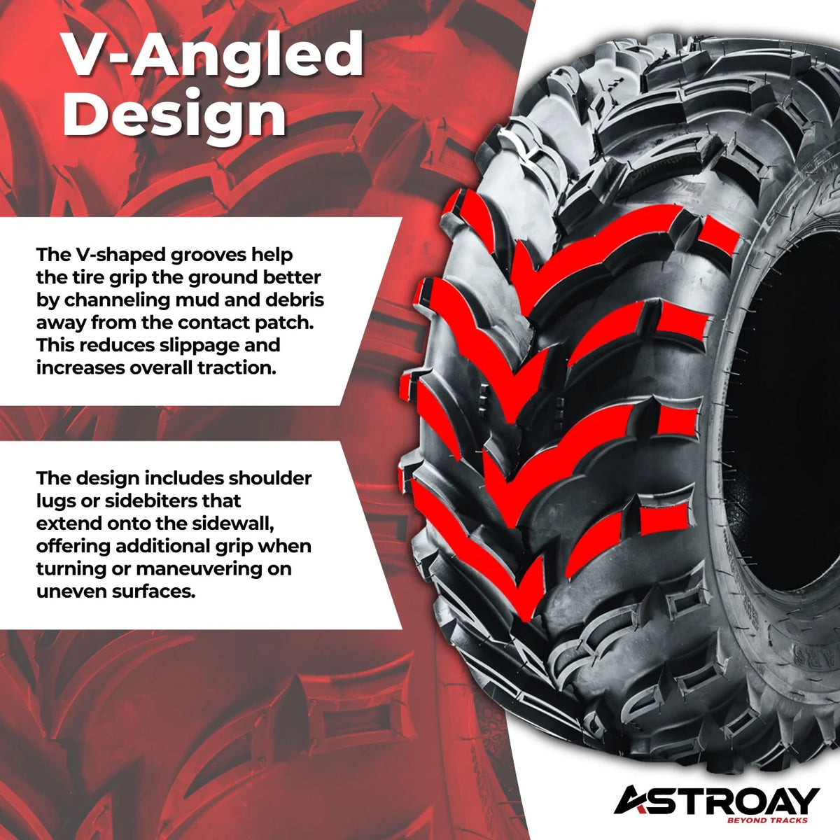 26 x 11 - 12 Utility ATV/UTV Tire R967