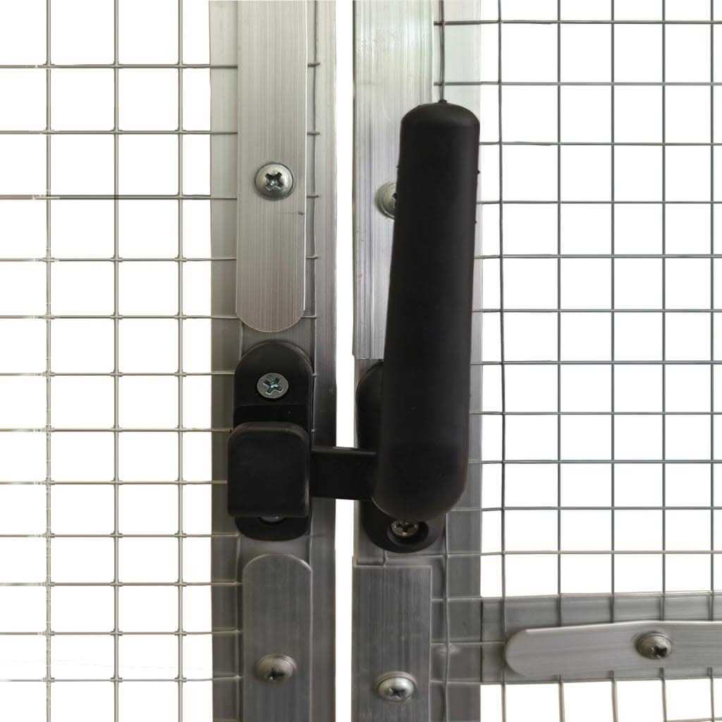 Silver 179x100x185 cm Aluminium K296552