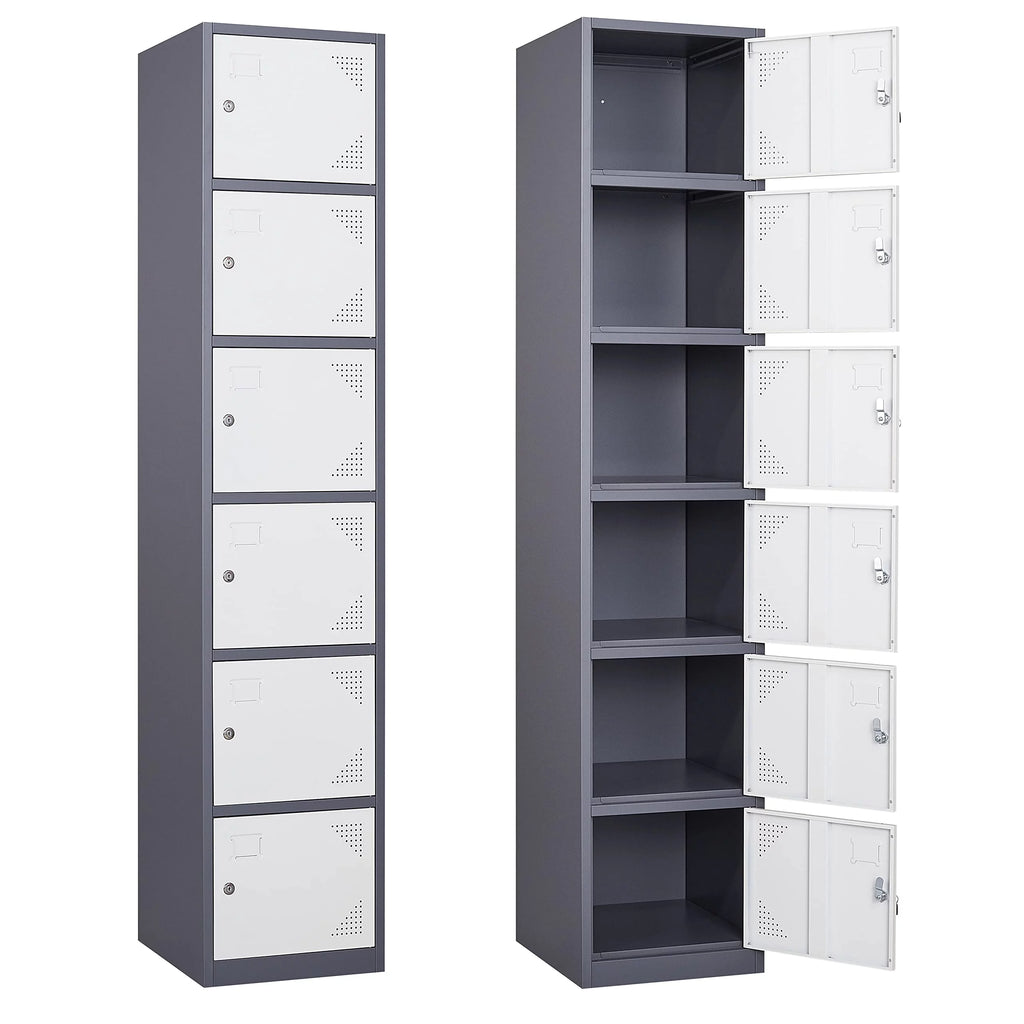 Metal Locker with 6 Doors D2910