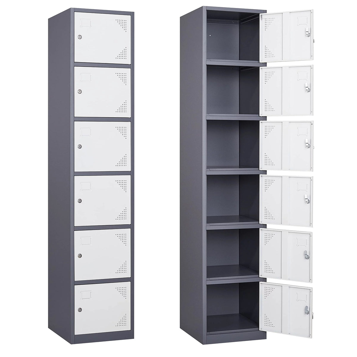 Metal Locker with 6 Doors D2910