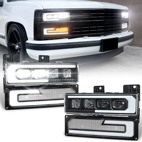 LED Headlight Assembly with DRL Turn Signal I6315