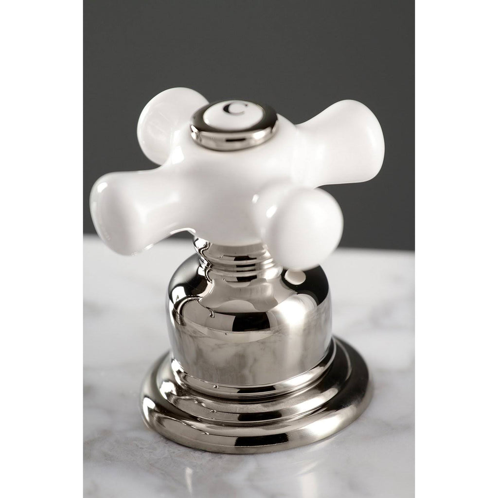 8 in. Widespread Bathroom Faucet, Polished Nickel J592875