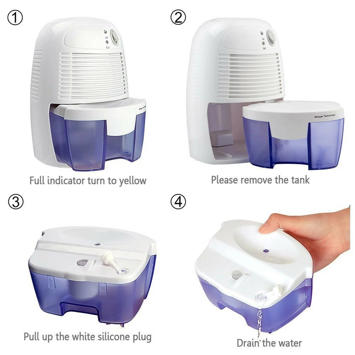 Portable Dehumidifier Moisture Absorber C574