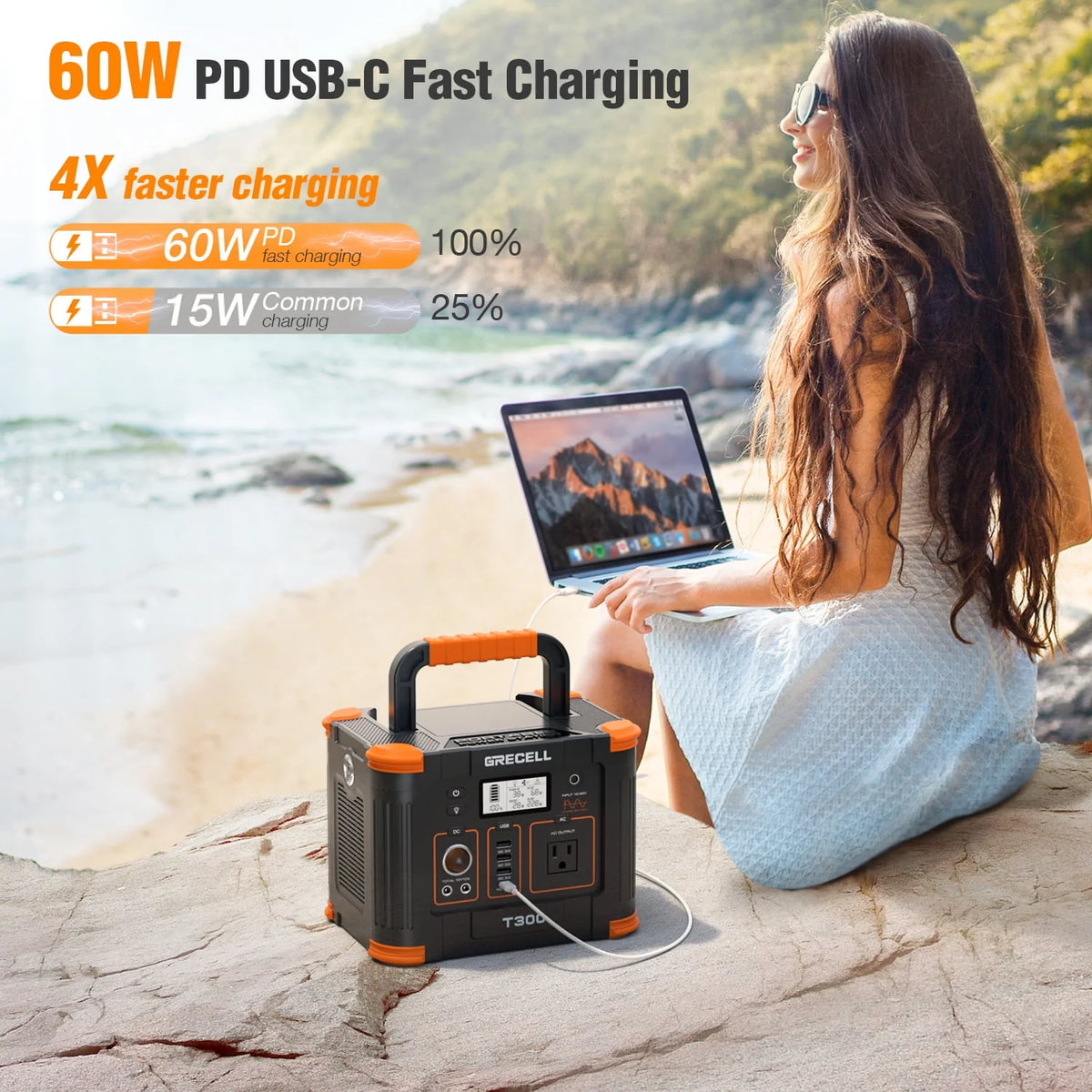 300W 288Wh Portable Power Station P804