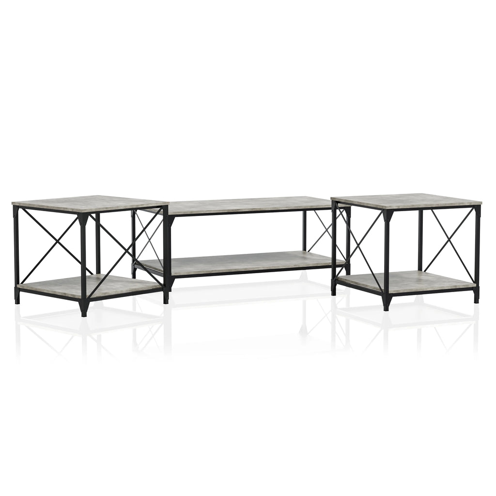 3-Piece Gray Coffee Table Set M6036