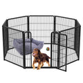 24 inch Dog Playpen with Silicone Foot Pads V9755