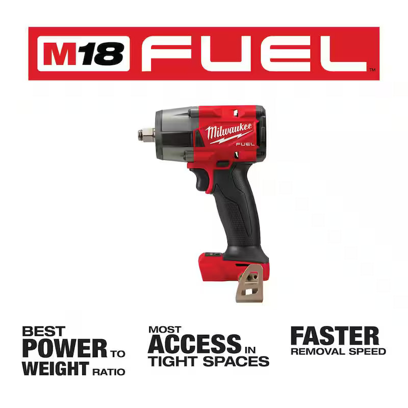 18V Brushless Cordless 1/2 in. Impact Wrench with Socket Set A95272