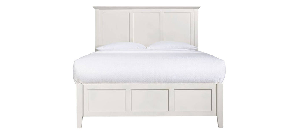 White Queen Panel Bed Z8390
