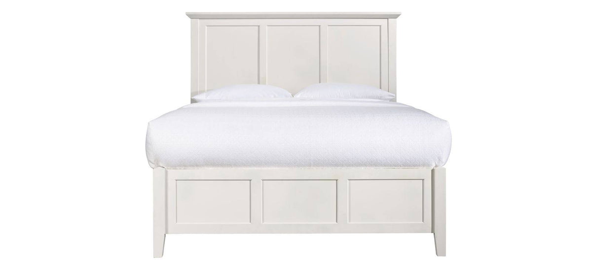 White Queen Panel Bed Z8390