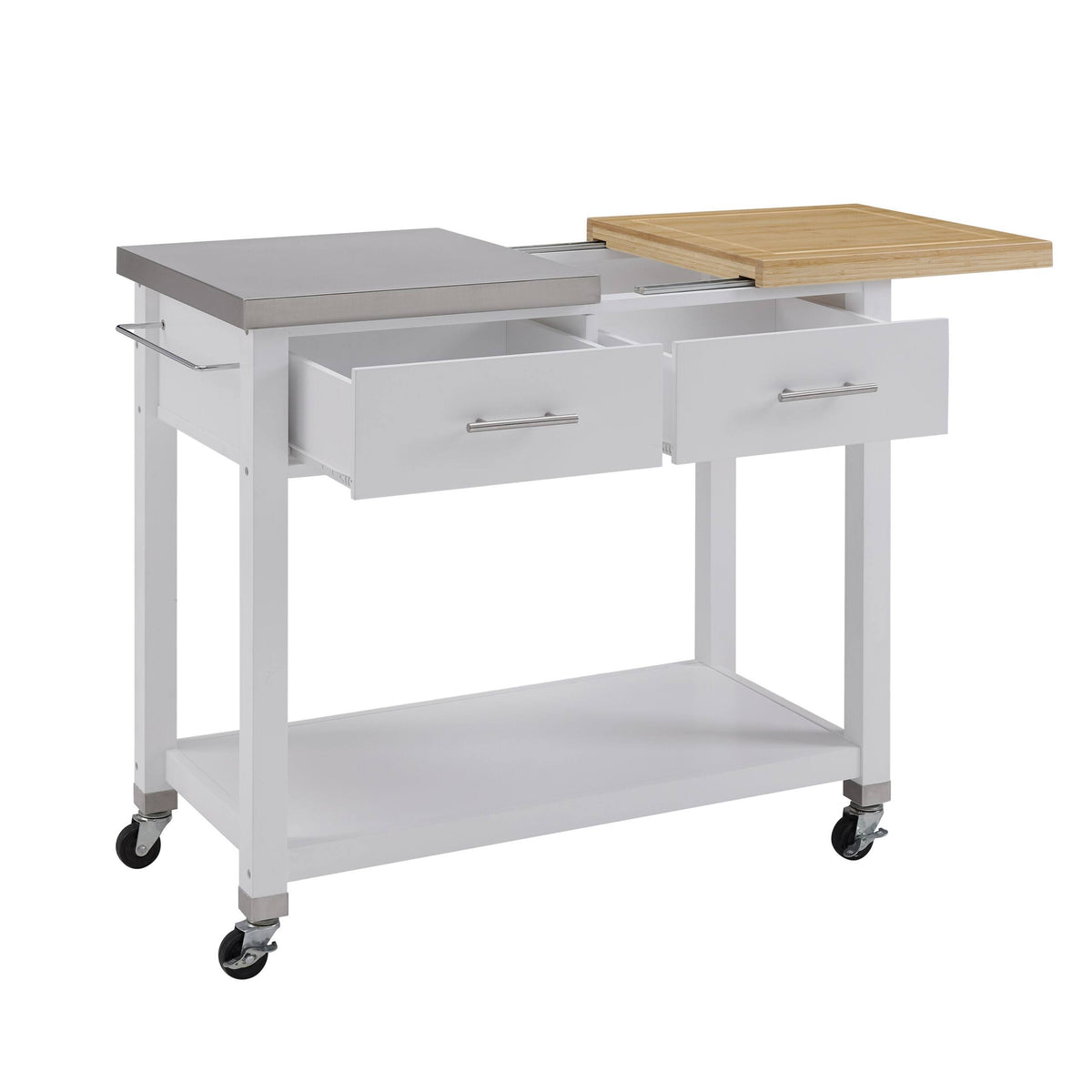White Kitchen Cart Z98267