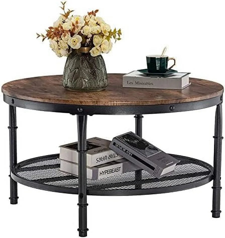 Round Coffee Table with Metal R815945