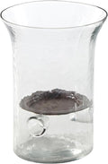 Clear Glass Hurricane Candle Holder C657