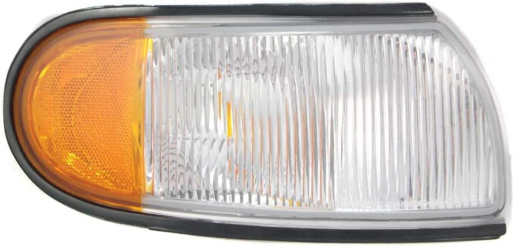 Passenger Side Corner Light for Nissan Quest 1993 1994 1995, Clear and Amber Lens, Pack of 2 I60195