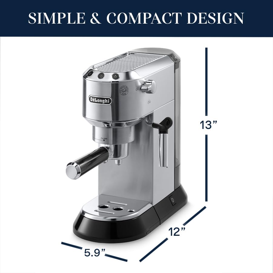 Espresso Machine with Milk Frother, Stainless I42034
