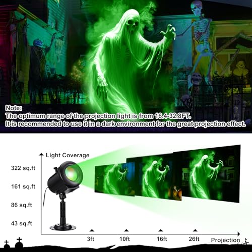 Halloween Projector Lights with Remote V4600