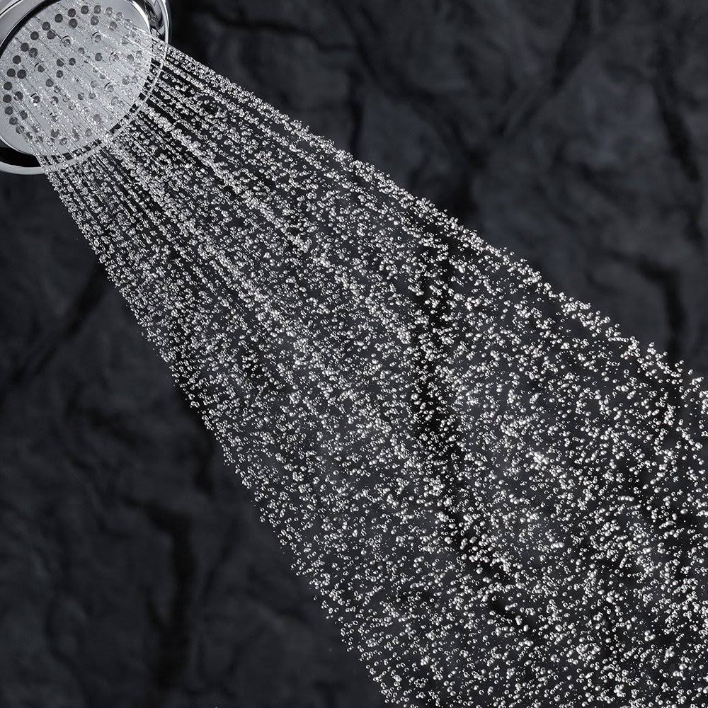 Vibrant Brushed Nickel Multifunction Wall-Mount Showerhead X7667