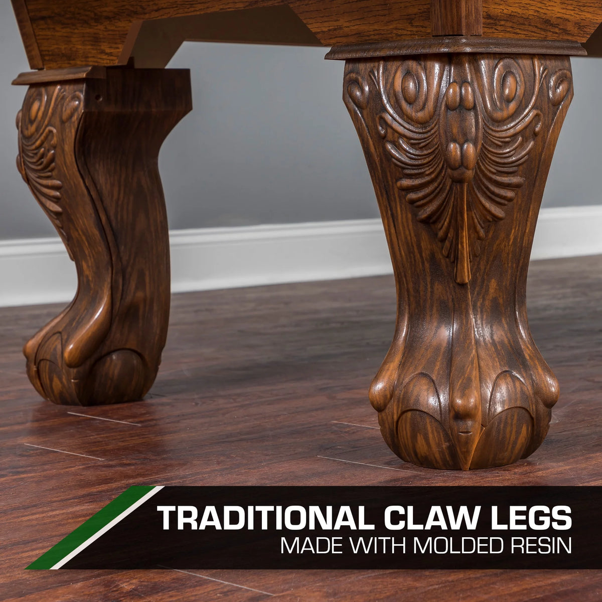 87" Green Billiard Pool Table B332