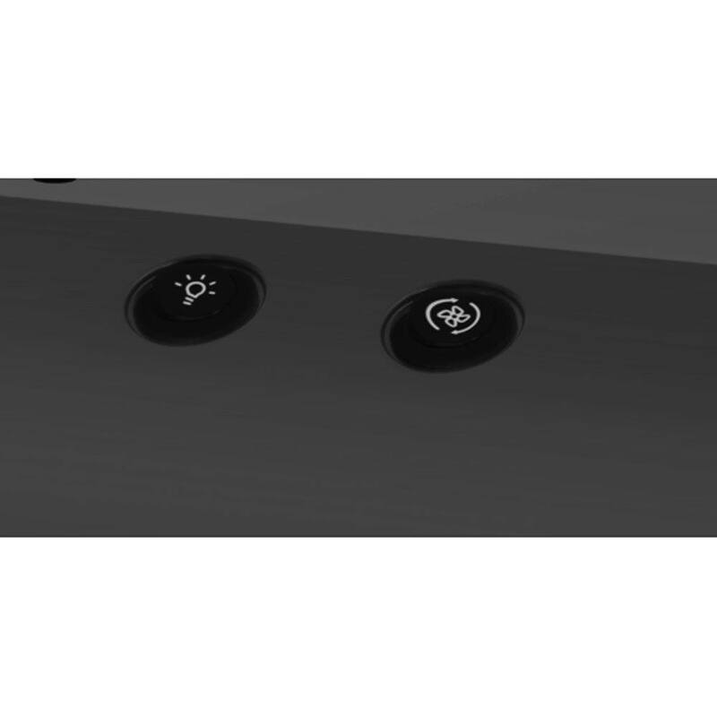 Black Under Cabinet Range Hood B6374