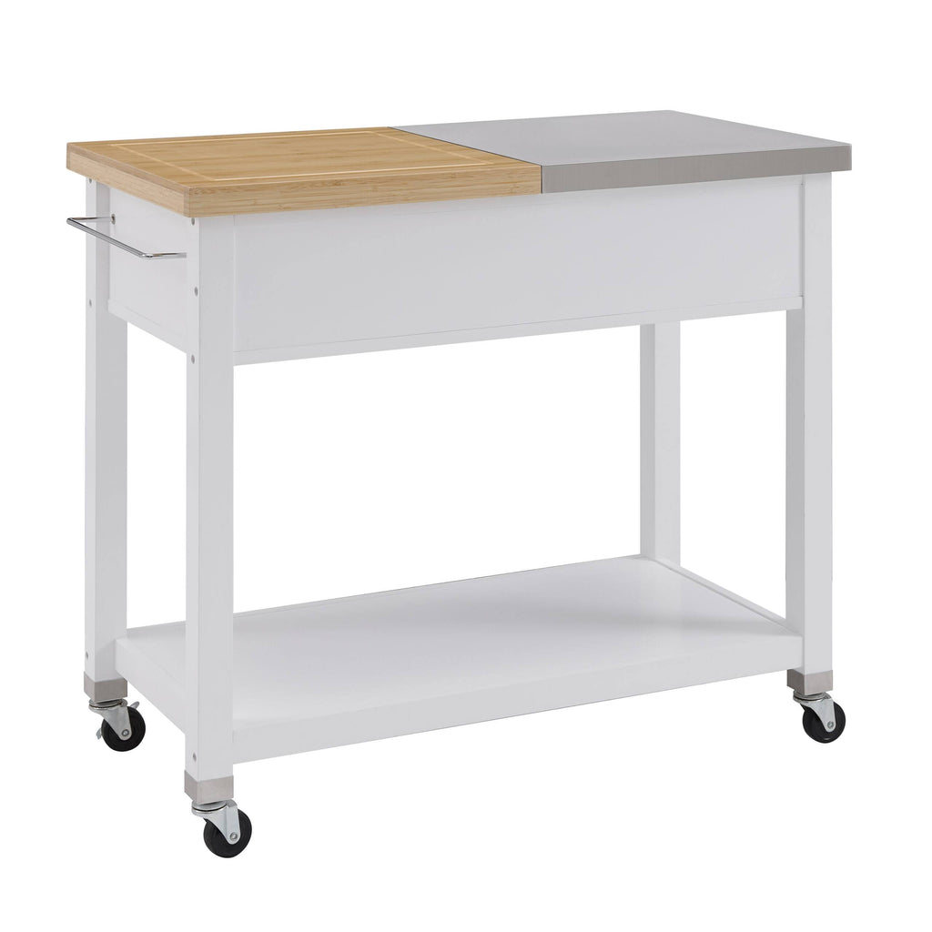 White Kitchen Cart Z98267