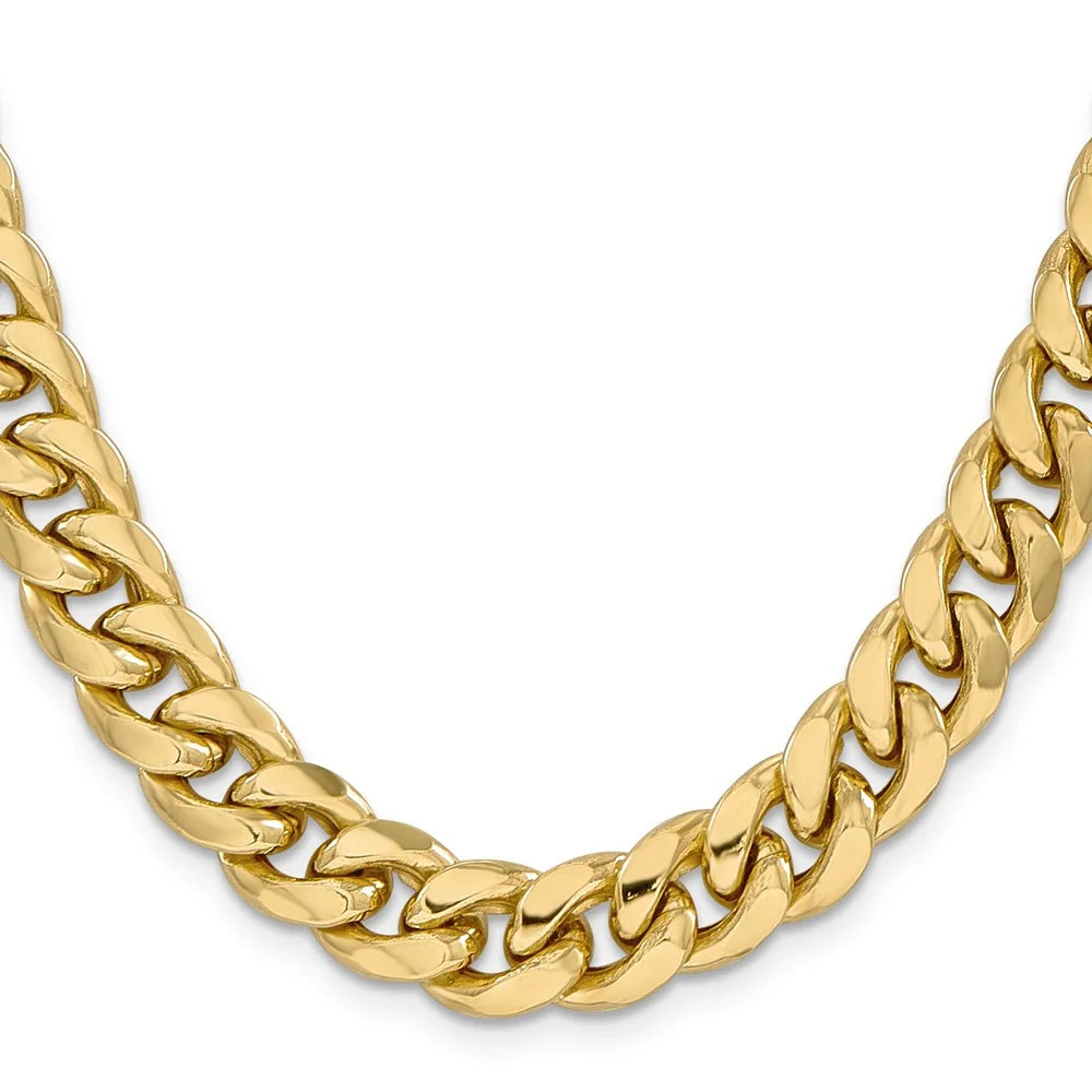 11mm Semi-Solid Miami Cuban Chain W87576