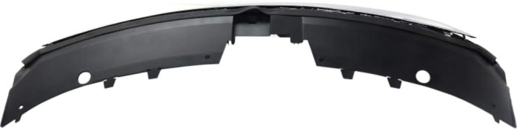 Primed Black Plastic Grille Assembly with Chrome Molding and Distance Sensor Hole D702786