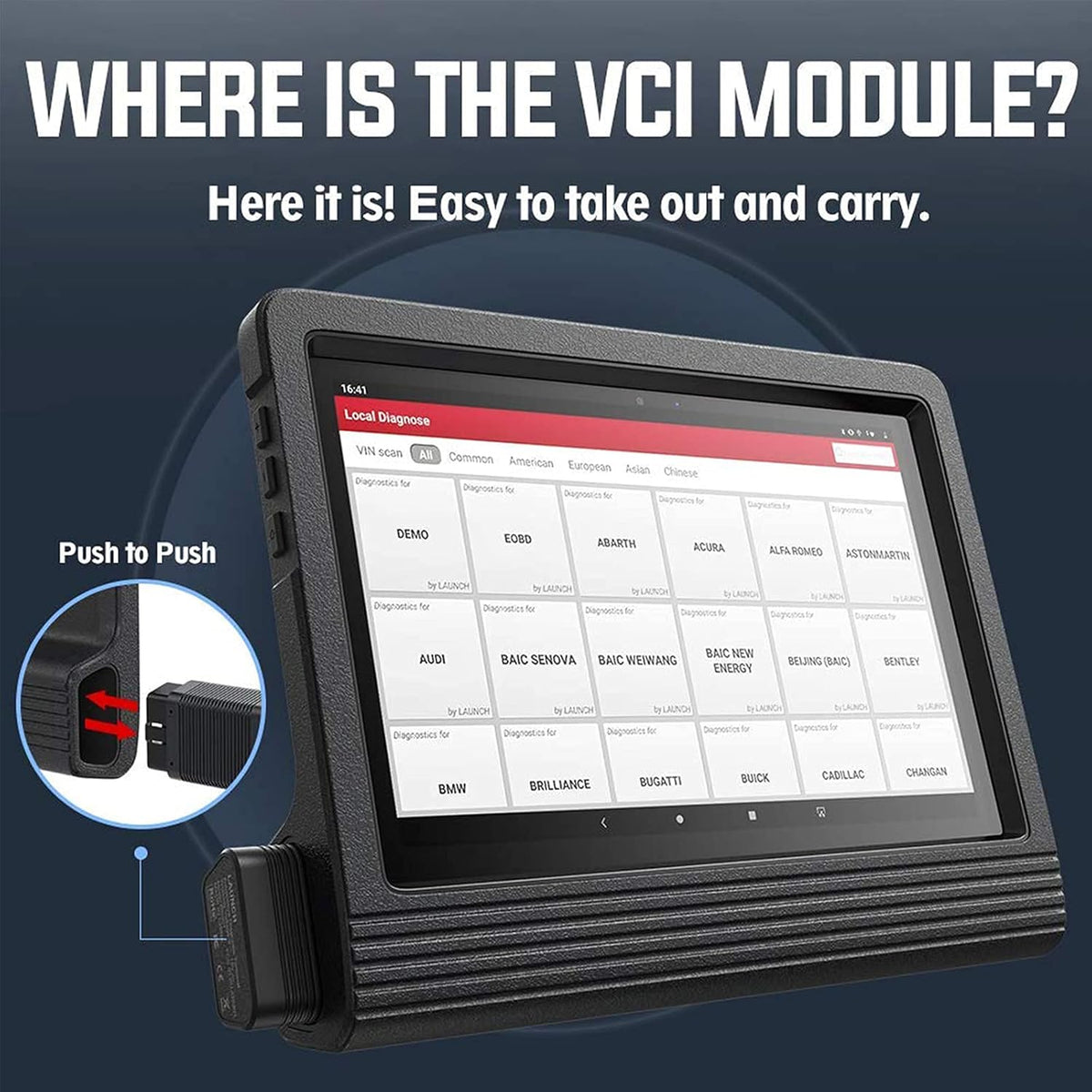 Bidirectional Full System Automotive Diagnostic Scanner Z518916