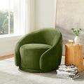 Green Velvet Swivel Barrel Chair M140590