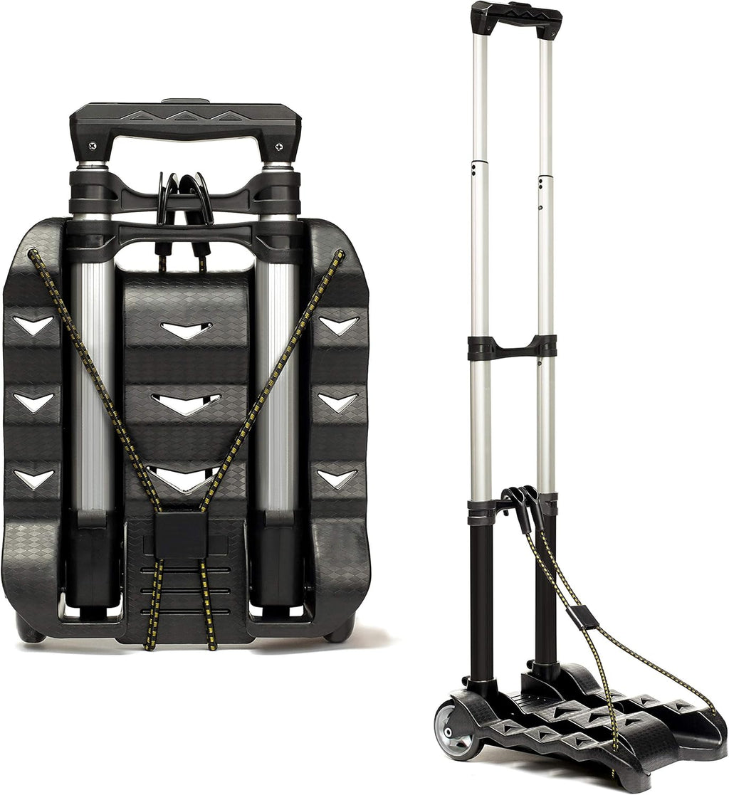 Black Aluminum Folding Luggage Cart D50514