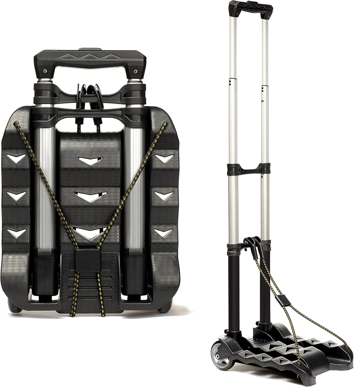 Black Aluminum Folding Luggage Cart D50514