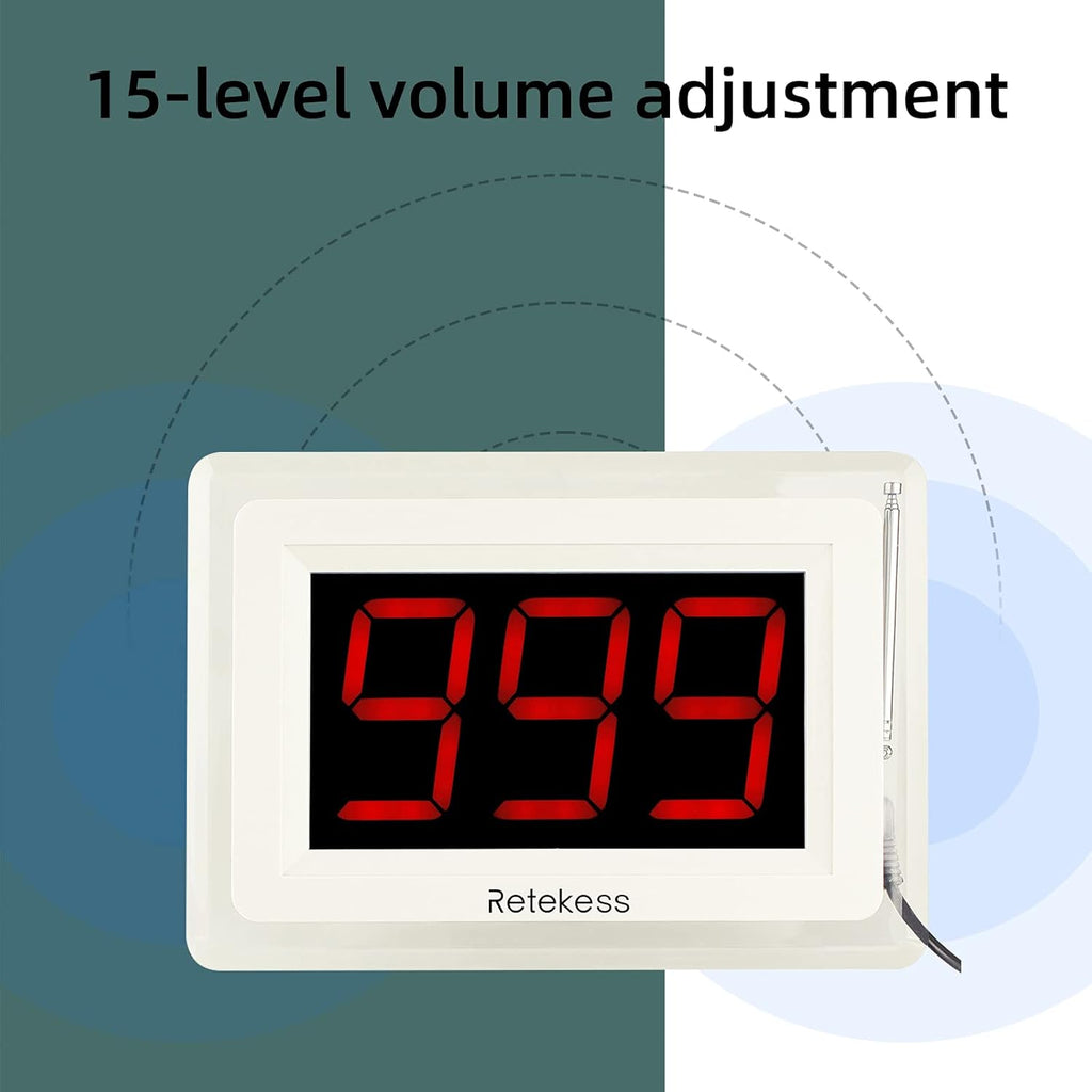 Wireless Caregiver Pager with 10 Call Button S777139