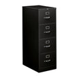 4 Drawer Letter File Cabinet in Black Z198458