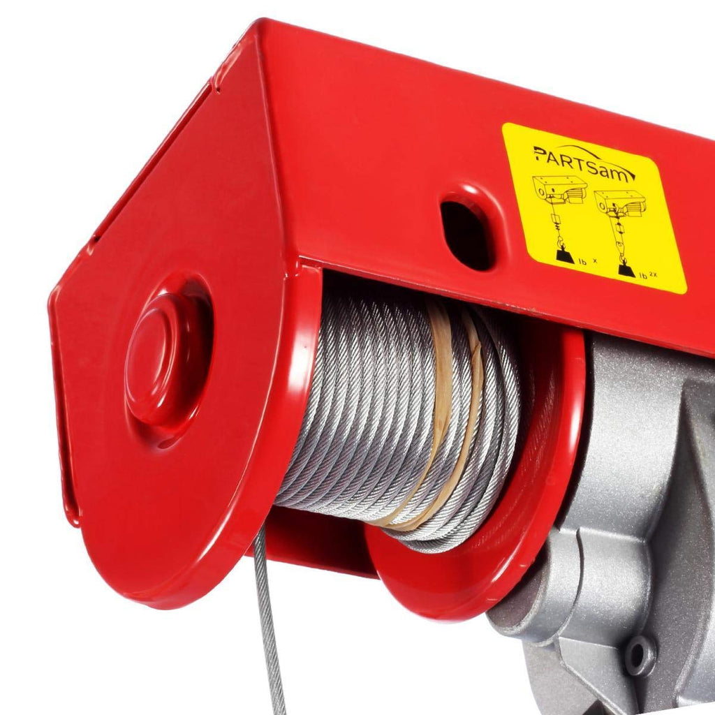 Electric Cable Hoist with Wireless Remote Control, 38ft Lift Height E9221