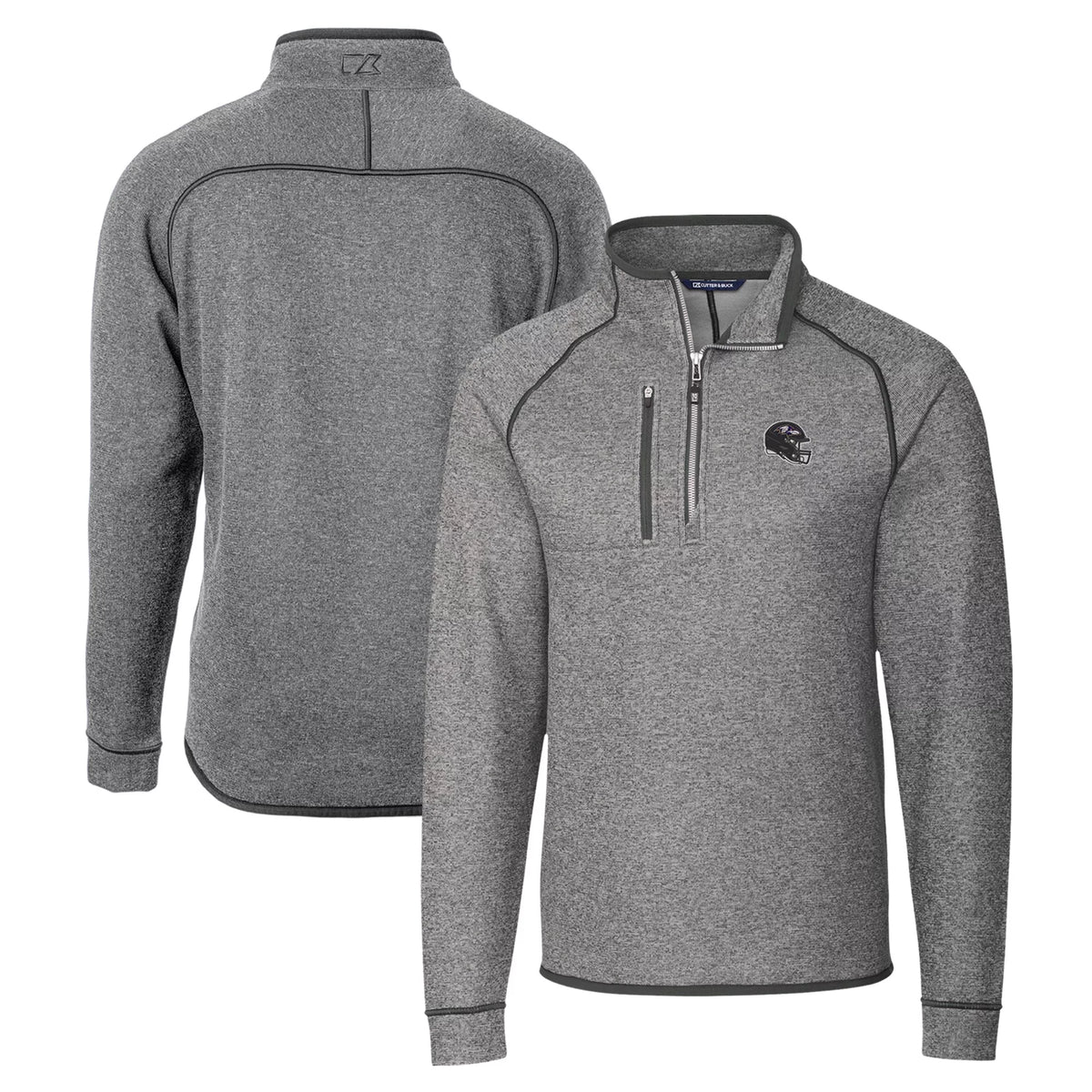 Men's Half-Zip Sweater-Knit Pullover Jacket G68749