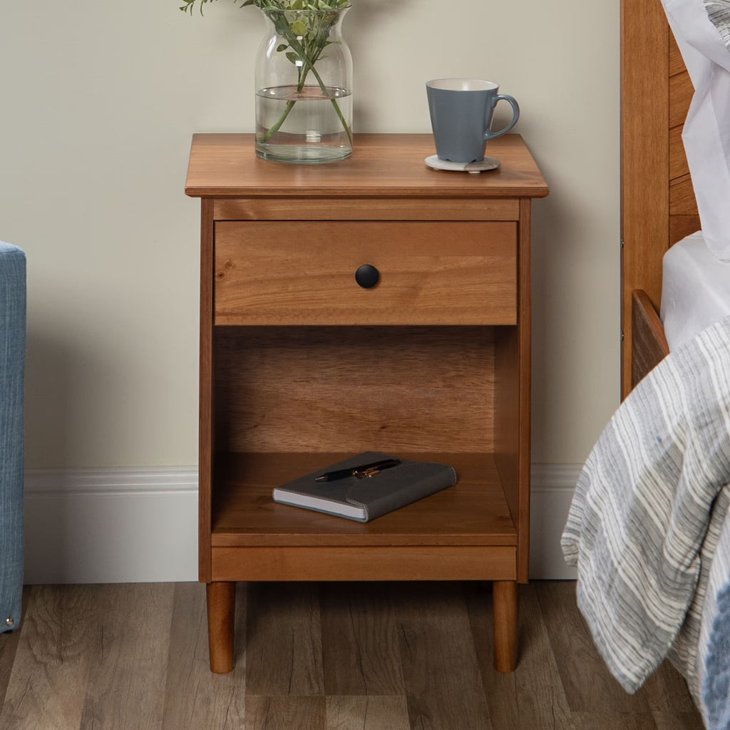 Caramel Mid-Century Nightstand H973211
