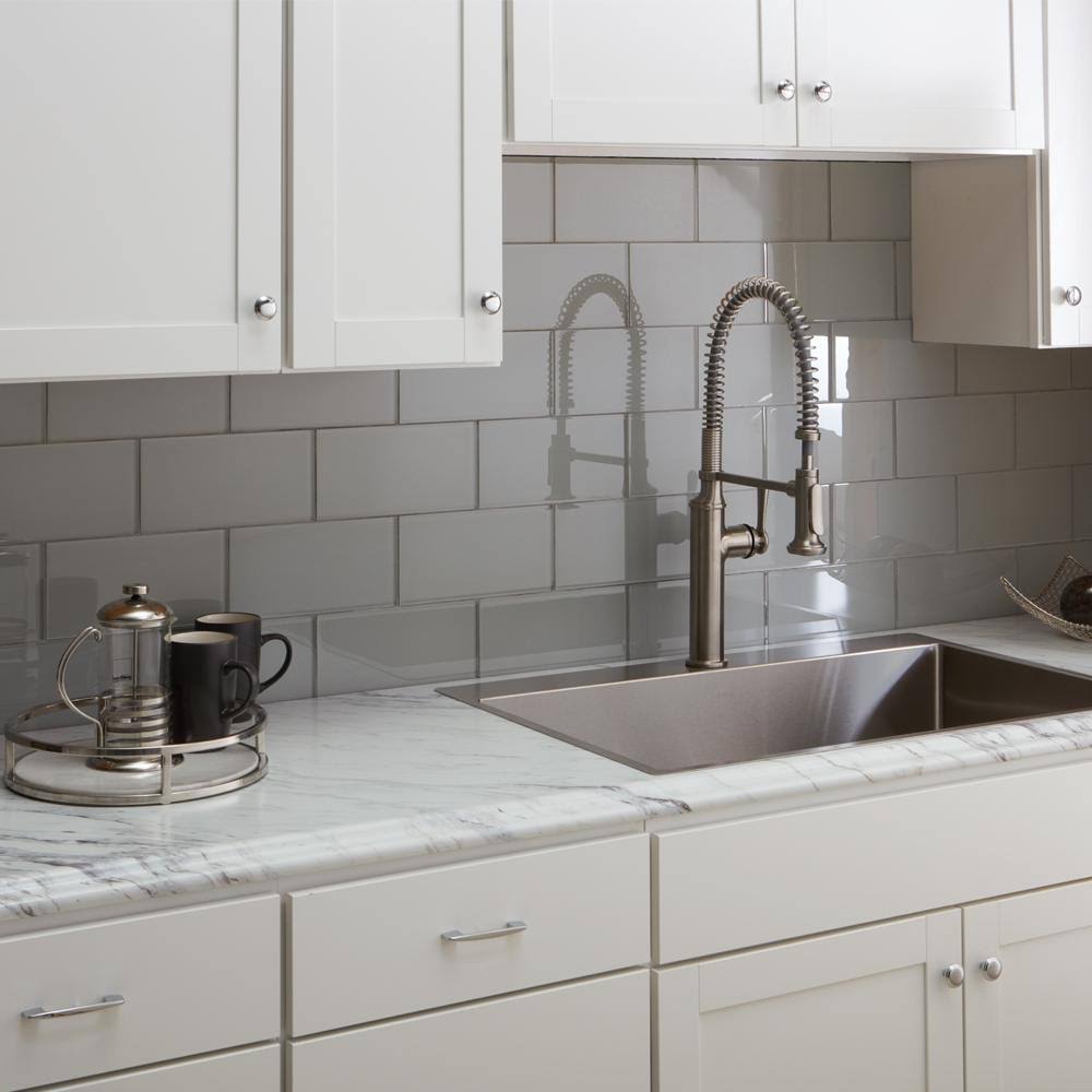 8 ft. Laminate Countertop Kit in Calcutta Marble with Valencia Edge L52565