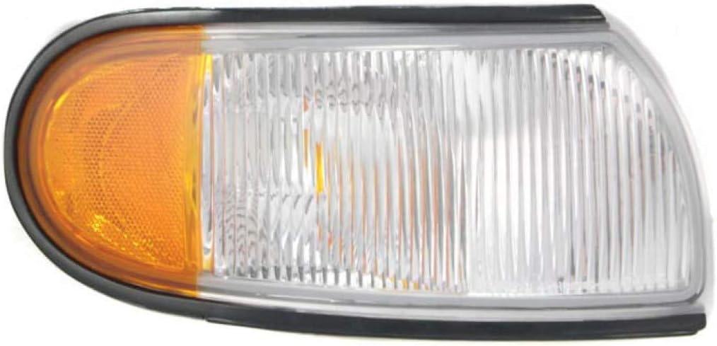Passenger Side Corner Light for Nissan Quest 1993 1994 1995, Clear and Amber Lens, Pack of 2 I60195