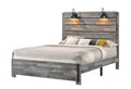 Queen Size Wooden Platform Bed N93696