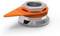 Orange 33mm Wheel Nut Indicator, QTY 72 P891